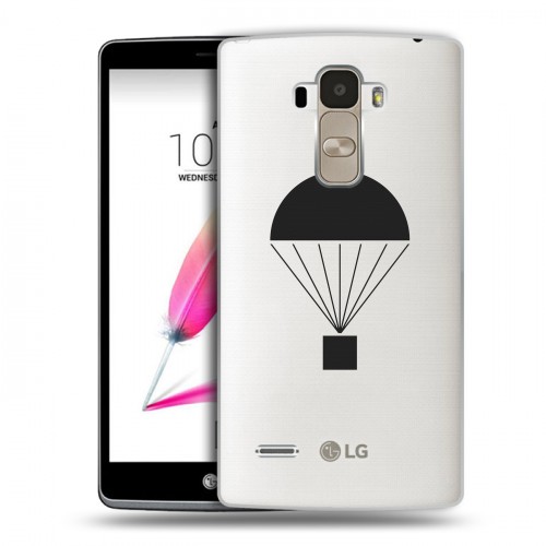 Полупрозрачный дизайнерский силиконовый чехол для LG G4 Stylus Армия