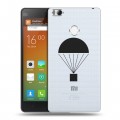 Полупрозрачный дизайнерский пластиковый чехол для Xiaomi Mi4S Армия