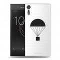 Полупрозрачный дизайнерский пластиковый чехол для Sony Xperia XZs Армия