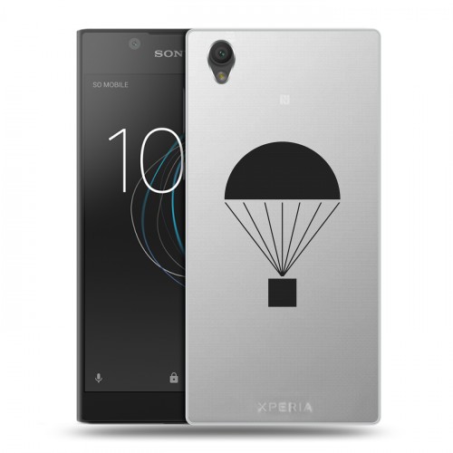 Полупрозрачный дизайнерский пластиковый чехол для Sony Xperia L1 Армия