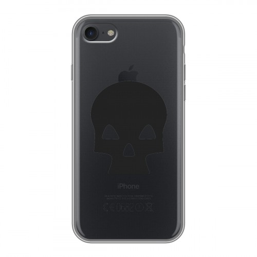 Полупрозрачный дизайнерский силиконовый с усиленными углами чехол для Iphone 7 Армия