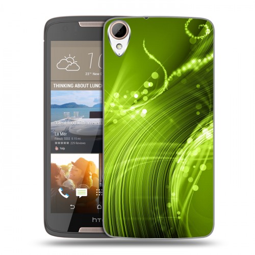 Дизайнерский пластиковый чехол для HTC Desire 828 Абстракции Сияние