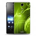 Дизайнерский пластиковый чехол для Sony Xperia TX Абстракции Сияние