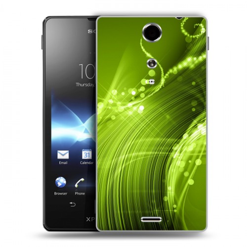 Дизайнерский пластиковый чехол для Sony Xperia TX Абстракции Сияние