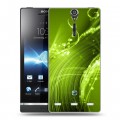 Дизайнерский пластиковый чехол для Sony Xperia S Абстракции Сияние