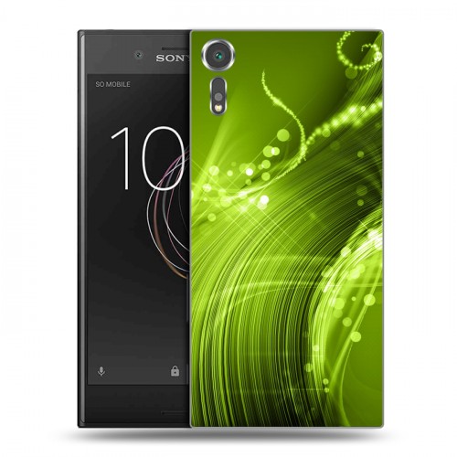 Дизайнерский пластиковый чехол для Sony Xperia XZs Абстракции Сияние