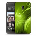 Дизайнерский пластиковый чехол для HTC Desire 700 Абстракции Сияние