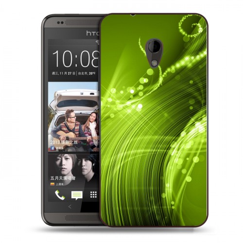 Дизайнерский пластиковый чехол для HTC Desire 700 Абстракции Сияние