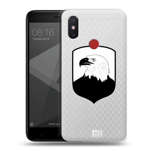 Полупрозрачный дизайнерский пластиковый чехол для Xiaomi Mi8 SE Армия