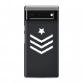 Полупрозрачный дизайнерский силиконовый чехол для Google Pixel 6 Армия