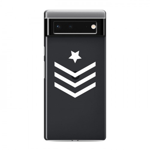 Полупрозрачный дизайнерский силиконовый чехол для Google Pixel 6 Армия