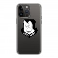 Полупрозрачный дизайнерский силиконовый с усиленными углами чехол для Iphone 14 Pro Max Армия