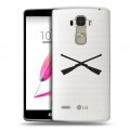 Полупрозрачный дизайнерский пластиковый чехол для LG G4 Stylus Армия