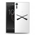 Полупрозрачный дизайнерский пластиковый чехол для Sony Xperia XZs Армия