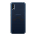 Полупрозрачный дизайнерский силиконовый чехол для Samsung Galaxy M01 Армия