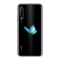 Полупрозрачный дизайнерский пластиковый чехол для Huawei Y9s прозрачные Бабочки 