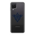 Полупрозрачный дизайнерский пластиковый чехол для Samsung Galaxy A12 прозрачные Бабочки 