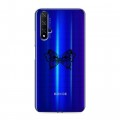 Полупрозрачный дизайнерский пластиковый чехол для Huawei Honor 20 прозрачные Бабочки 