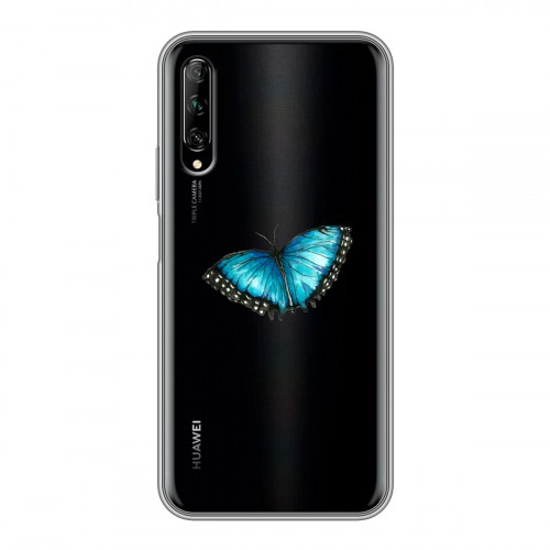 Полупрозрачный дизайнерский пластиковый чехол для Huawei Y9s прозрачные Бабочки 