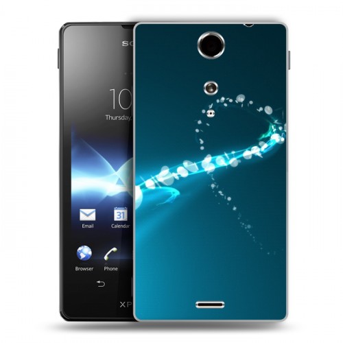 Дизайнерский пластиковый чехол для Sony Xperia TX Абстракции Сияние