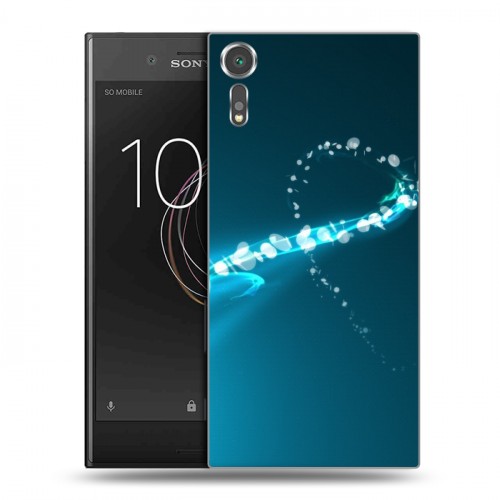 Дизайнерский пластиковый чехол для Sony Xperia XZs Абстракции Сияние