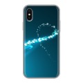 Дизайнерский силиконовый чехол для Iphone x10 Абстракции Сияние