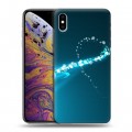 Дизайнерский силиконовый чехол для Iphone Xs Max Абстракции Сияние