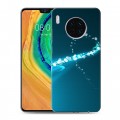 Дизайнерский пластиковый чехол для Huawei Mate 30 Абстракции Сияние