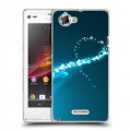 Дизайнерский пластиковый чехол для Sony Xperia L Абстракции Сияние