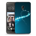 Дизайнерский пластиковый чехол для HTC Desire 700 Абстракции Сияние