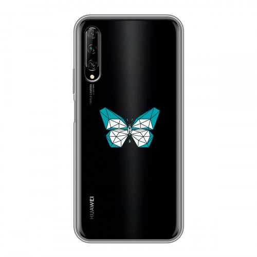 Полупрозрачный дизайнерский пластиковый чехол для Huawei Y9s прозрачные Бабочки 