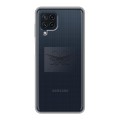 Полупрозрачный дизайнерский пластиковый чехол для Samsung Galaxy A22 прозрачные Бабочки 