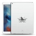 Полупрозрачный дизайнерский пластиковый чехол для Ipad Pro прозрачные Бабочки 