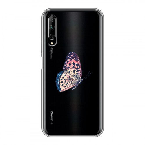 Полупрозрачный дизайнерский пластиковый чехол для Huawei Y9s прозрачные Бабочки 