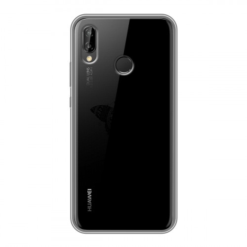 Полупрозрачный дизайнерский пластиковый чехол для Huawei P20 Lite прозрачные Бабочки 