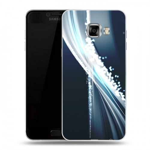 Дизайнерский пластиковый чехол для Samsung Galaxy C5 Абстракции Сияние