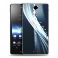 Дизайнерский пластиковый чехол для Sony Xperia TX Абстракции Сияние