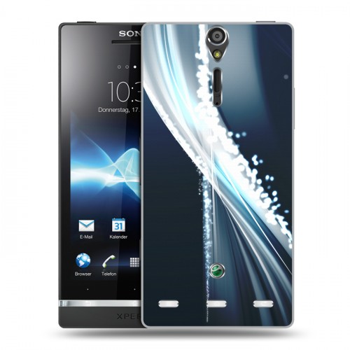 Дизайнерский пластиковый чехол для Sony Xperia S Абстракции Сияние