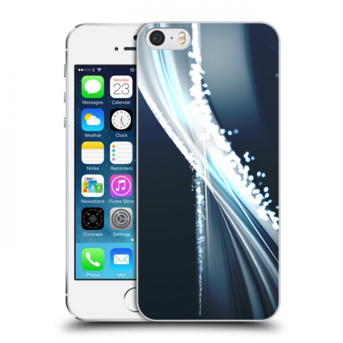 Дизайнерский пластиковый чехол для Iphone 5s Абстракции Сияние