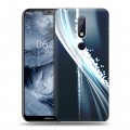 Дизайнерский пластиковый чехол для Nokia 6.1 Plus Абстракции Сияние