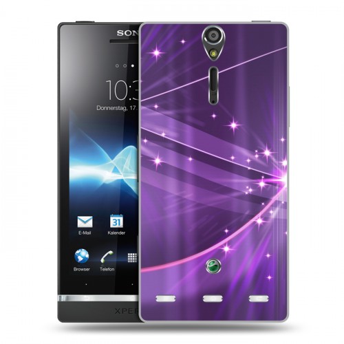 Дизайнерский пластиковый чехол для Sony Xperia S Абстракции Сияние