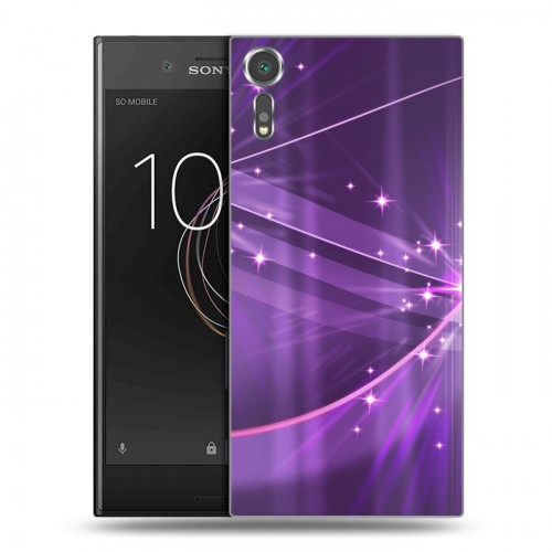 Дизайнерский пластиковый чехол для Sony Xperia XZs Абстракции Сияние