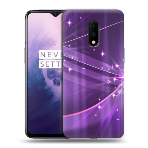 Дизайнерский пластиковый чехол для OnePlus 7 Абстракции Сияние