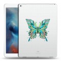 Полупрозрачный дизайнерский пластиковый чехол для Ipad Pro прозрачные Бабочки 