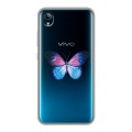 Полупрозрачный дизайнерский силиконовый чехол для Vivo Y91C прозрачные Бабочки 