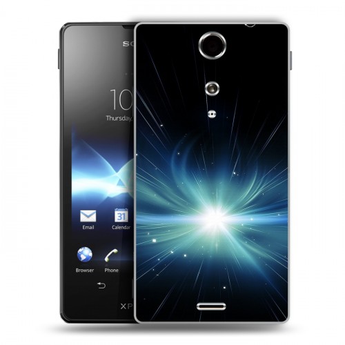 Дизайнерский пластиковый чехол для Sony Xperia TX Абстракции Сияние