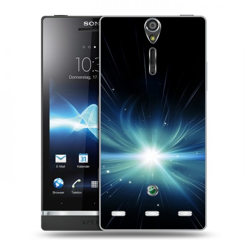 Дизайнерский пластиковый чехол для Sony Xperia S Абстракции Сияние