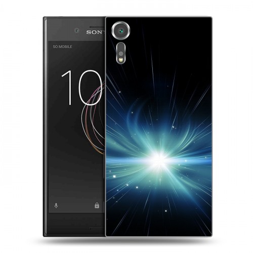 Дизайнерский пластиковый чехол для Sony Xperia XZs Абстракции Сияние