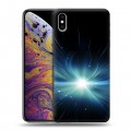 Дизайнерский силиконовый чехол для Iphone Xs Max Абстракции Сияние