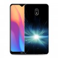 Дизайнерский силиконовый с усиленными углами чехол для Xiaomi RedMi 8A Абстракции Сияние